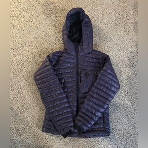 Black diamond hot forge hooded puffy jacket